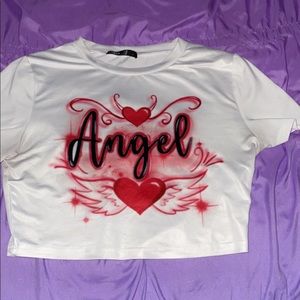 Angel crop top